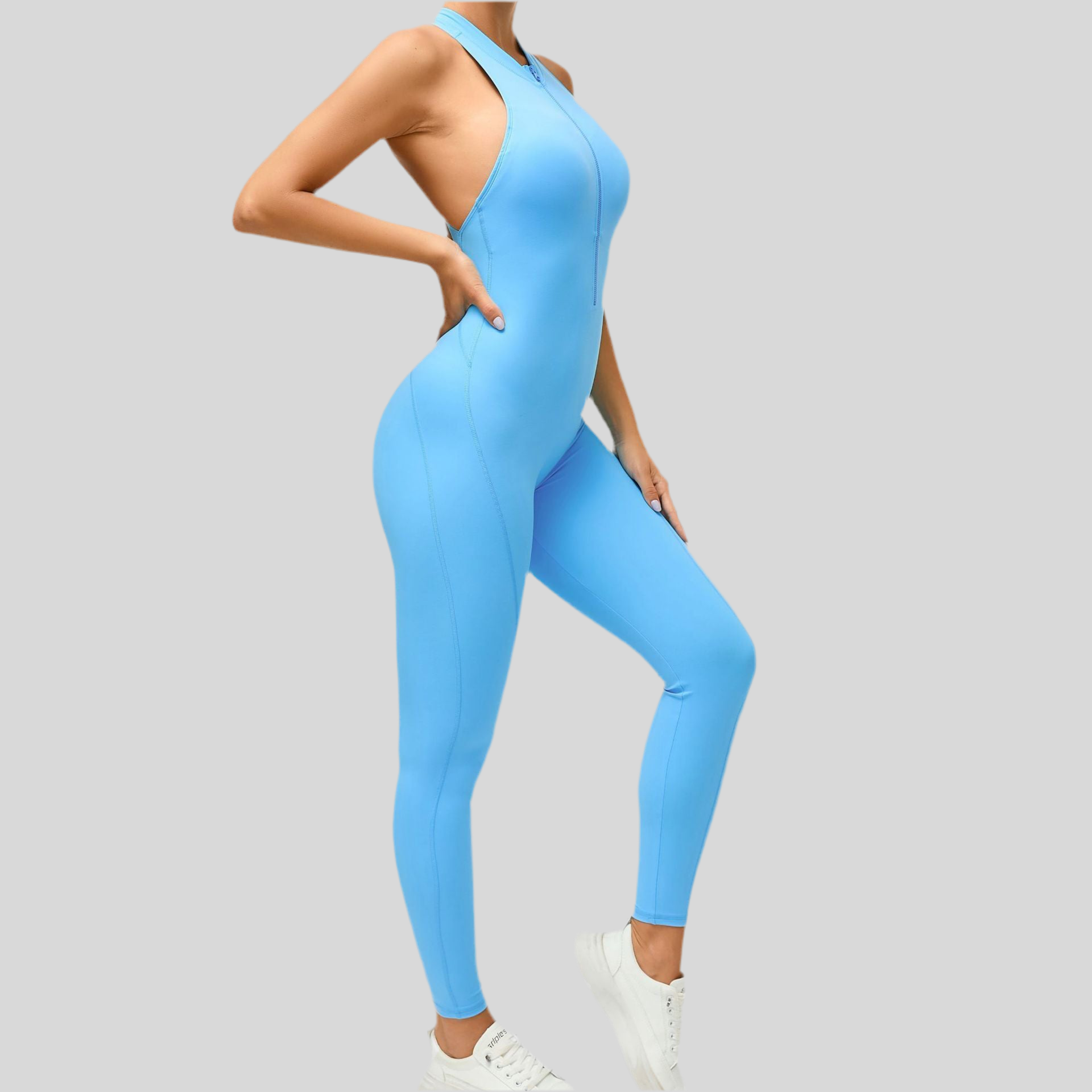 Zippered Bodysuit Full Body