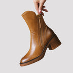 Klasične kožne gležnjače s patentnim zatvaračem