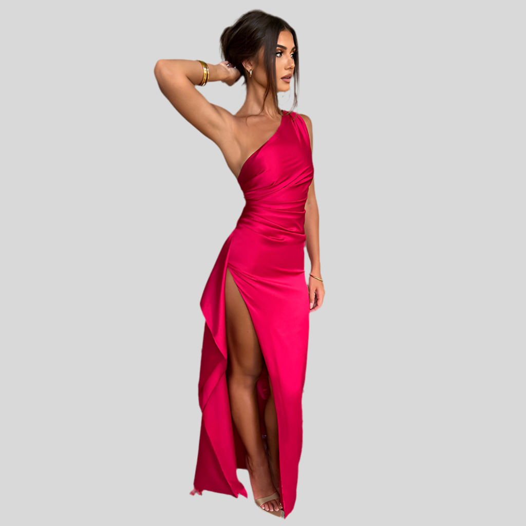 One-shoulder Backless Dress