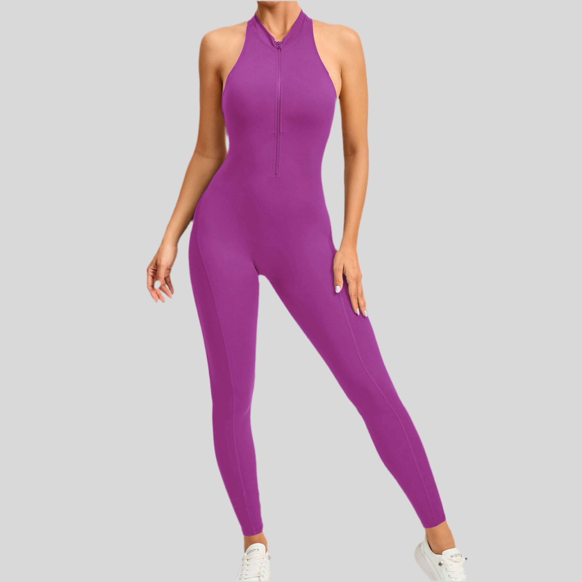 Zippered Bodysuit Full Body