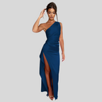 One-shoulder Backless Dress