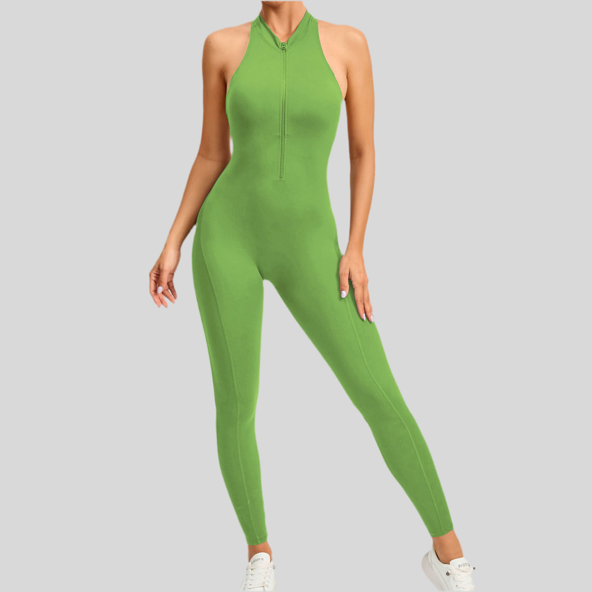Zippered Bodysuit Full Body