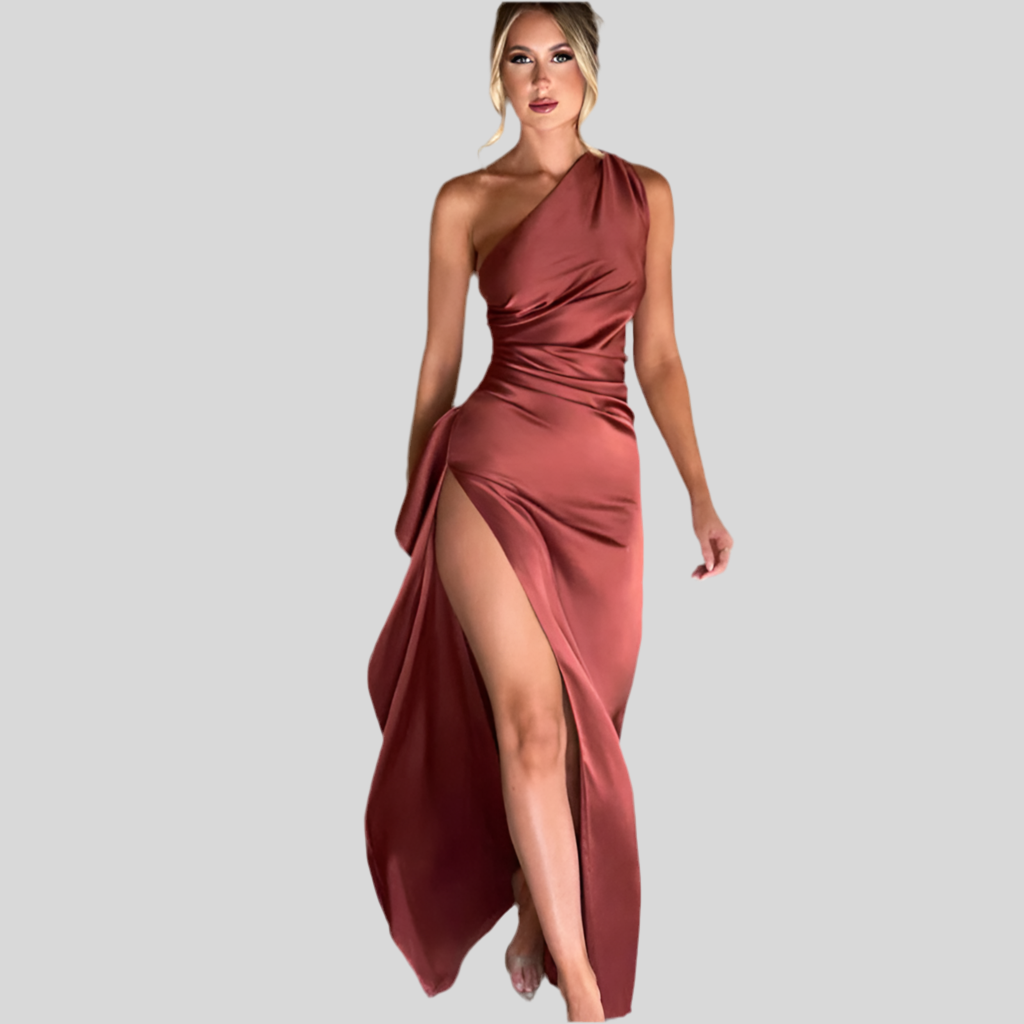 One-shoulder Backless Dress