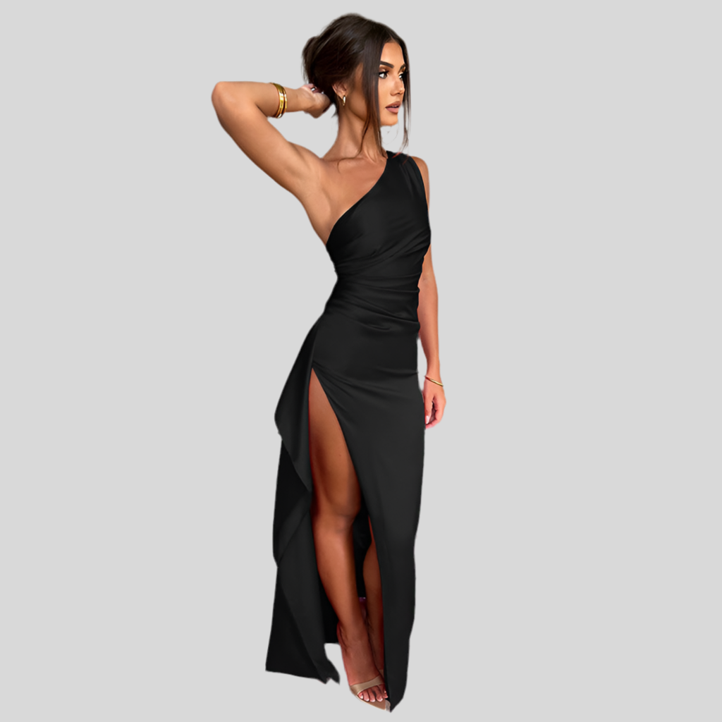 One-shoulder Backless Dress