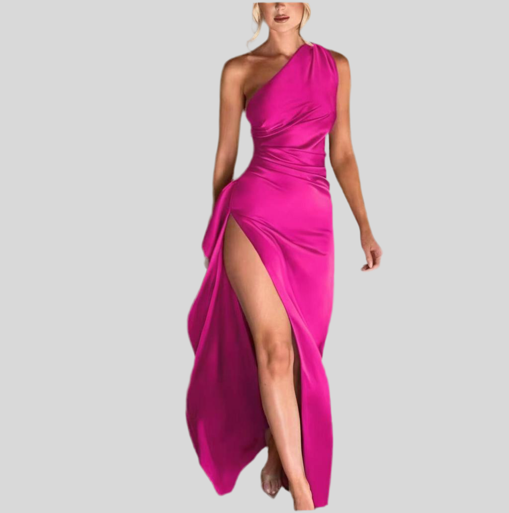 One-shoulder Backless Dress
