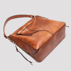 Elegantna kožna torba za rame Hobo