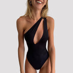 One Shoulder Thong Bodysuit