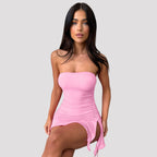 Haljina s rascjepom i gornjim dijelom